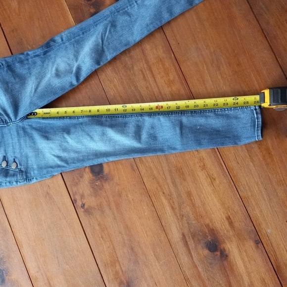 Express Super High Rise Stretch  Ankle Leggings, Sailor Style,  sz 0R - Picture 6 of 7
